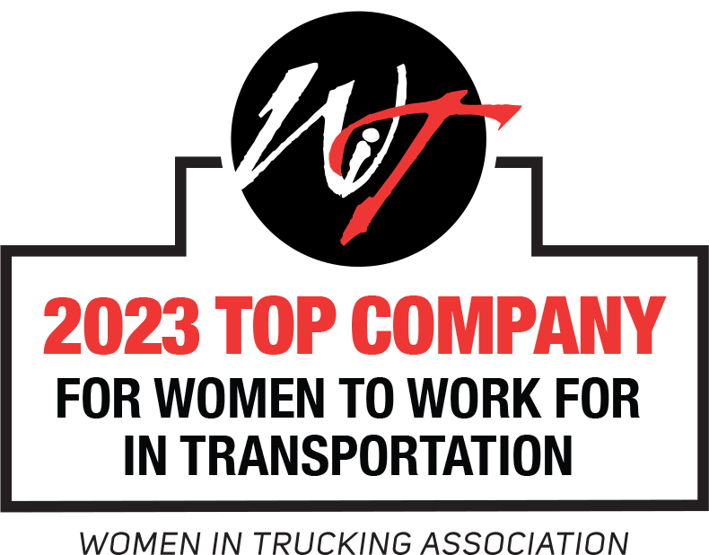 2023 Top company for women to work for in transportation award win logo