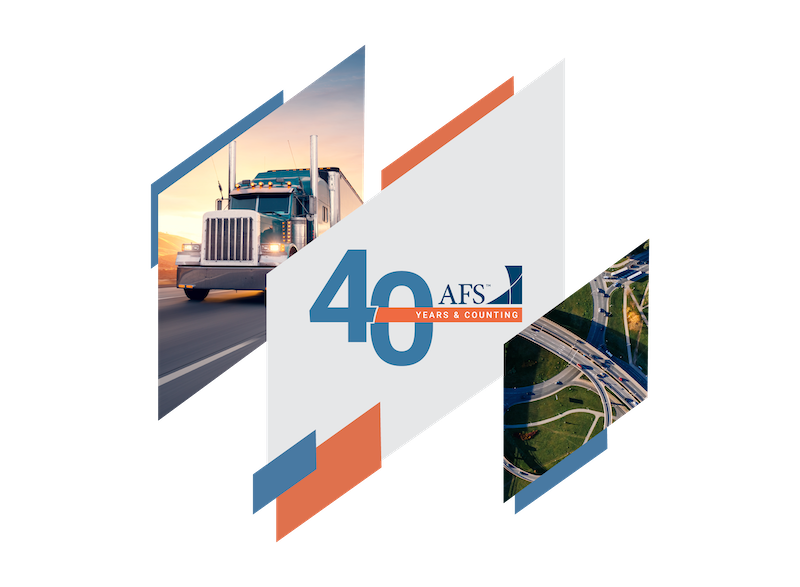 Argyle design of AFS Logistics history through the years