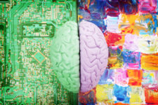 Visualization of a Computer vs Human Mind