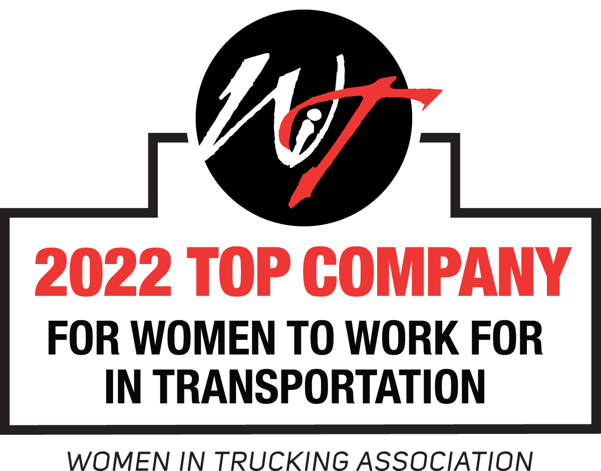 2022 Top company for women to work for in transportation award win logo
