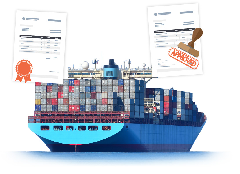 Maritime freight shipping